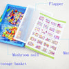 Mushroom Nail 3D Puzzle Set – 296 Pieces Creative Educational Toy