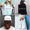 Rainbow Glitter Heat Transfer Vinyl for DIY Apparel