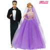 Doll Wedding Dress and Suit Gift Set for 11.5-Inch Fashion Dolls