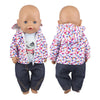 Cute 2-Piece Romper Outfit for 17-Inch Reborn Baby Dolls