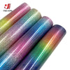 Rainbow Glitter Heat Transfer Vinyl for DIY Apparel
