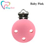 BPA-Free Silicone Teether Clips for Babies – 10-Pack Pastel Pacifier Holders