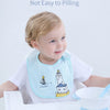 Soft Cotton Baby Bibs (3-Pack) with Cartoon Prints