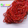 2mm Triangle Crystal Glass Beads for Jewelry Making (Approx. 130 Pieces)