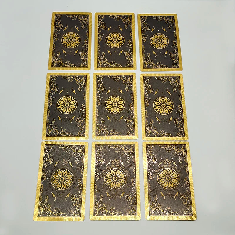 Gold Foil Rider Waite Tarot Deck