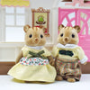 Forest Animal Family Dollhouse Set with Mini Furniture