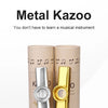 Gold-Plated Metal Kazoo with 5 Replacement Films