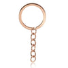 A rose gold geometric silicone mold set for epoxy resin earrings and pendants.