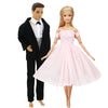 Doll Wedding Dress and Suit Gift Set for 11.5-Inch Fashion Dolls