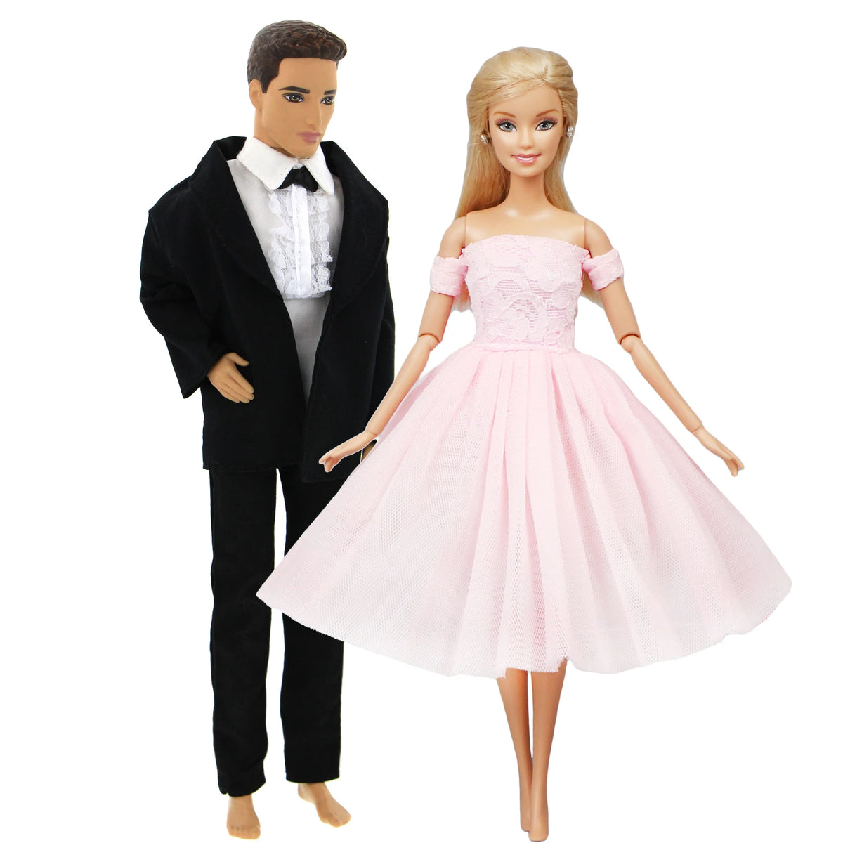 Doll Wedding Dress and Suit Gift Set for 11.5-Inch Fashion Dolls