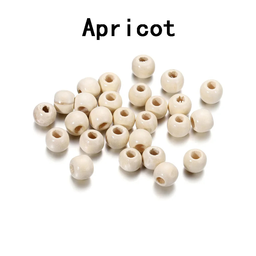Natural Wooden Spacer Beads for Jewelry Making and Crafting