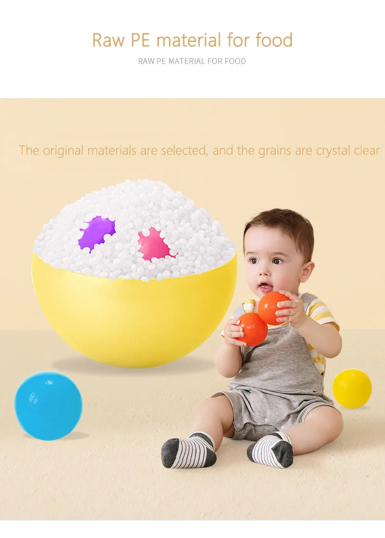 Colorful Soft Ocean Balls for Baby Playpens and Ball Pits