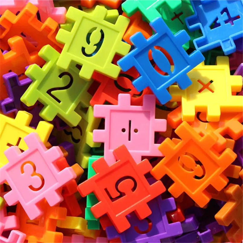 60-Piece Colorful Interlocking Building Blocks for Kids