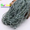 2mm Triangle Crystal Glass Beads for Jewelry Making (Approx. 130 Pieces)