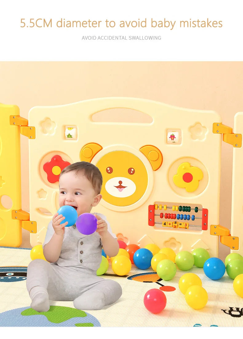 Colorful Soft Ocean Balls for Baby Playpens and Ball Pits