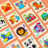 Wooden 3D Cartoon Animal Jigsaw Puzzle for Kids