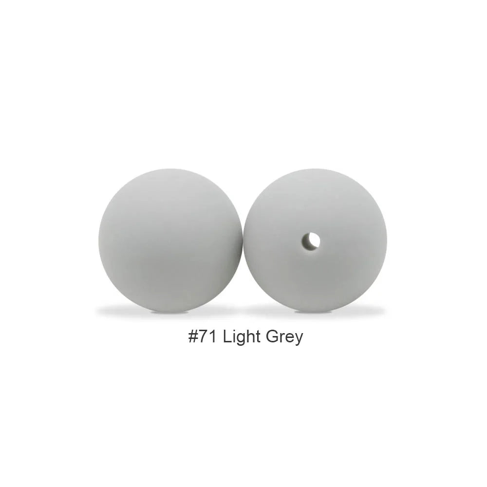 Food-Grade Silicone Teether Beads for DIY Baby Accessories