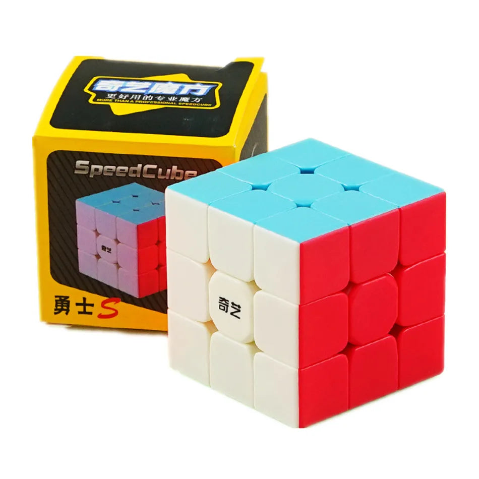 QiYi Warrior 3x3 Speed Cube – Smooth Turning Puzzle for Kids & Adults
