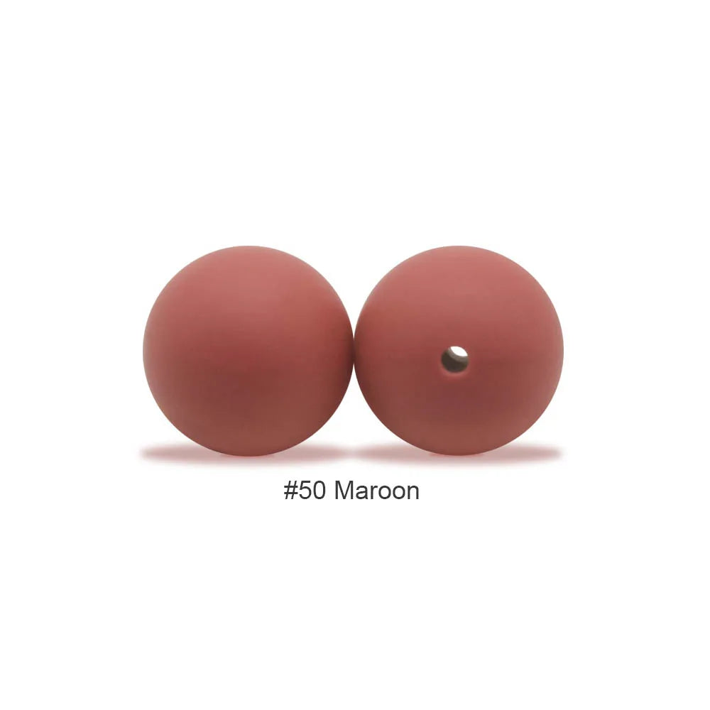 Food-Grade Silicone Teether Beads for DIY Baby Accessories