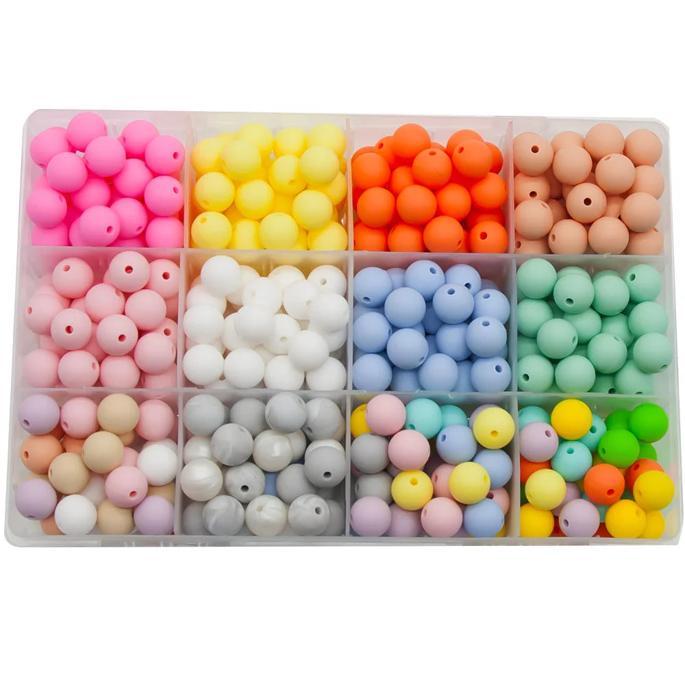 Food-Grade Silicone Teether Beads for DIY Baby Accessories