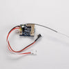 A small electronic circuit board with wires and a connector, part of a 1:12 scale RC car steering wheel upgrade set.