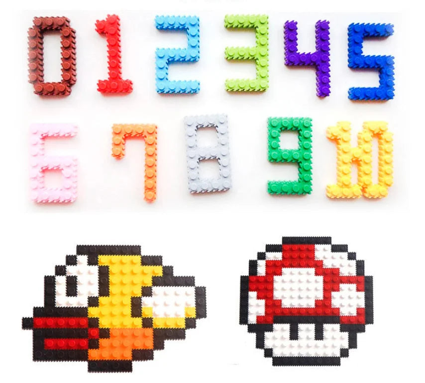 Mini Pixel Art Building Blocks – 100-Piece DIY Micro Brick Set