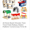 Wooden Train Track Expansion Set – Compatible with All Major Brands