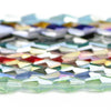 Austrian Crystal Bicone Beads for Jewelry Making – 100-Pack