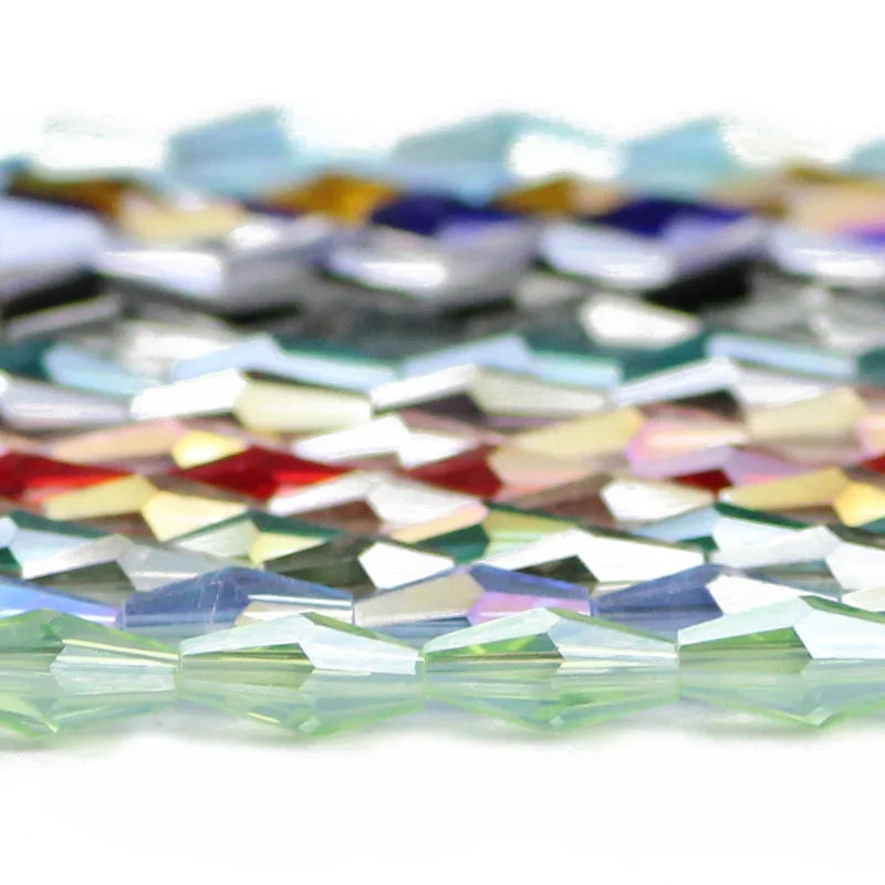 Austrian Crystal Bicone Beads for Jewelry Making – 100-Pack