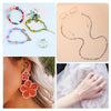 A collection of colorful glass seed beads and jewelry making kits including bracelets, necklaces, and earrings.
