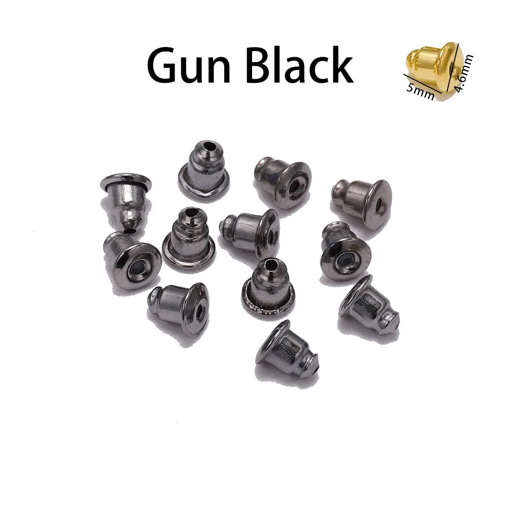 Soft Silicone Earring Backs for Stud Earrings – Clear Rubber Stoppers for Jewelry Making