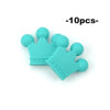 Crown Shaped Silicone Beads for DIY Jewelry & Teethers