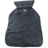 Black stroller accessory kit featuring a mosquito net, rain cover, and other items.
