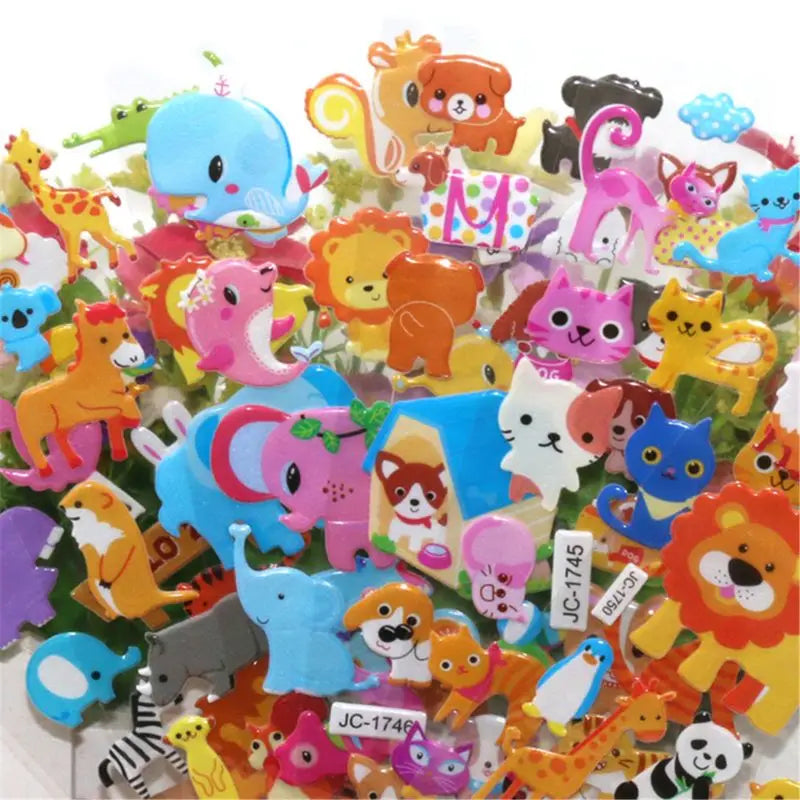 500+ Pieces 3D Puffy Sticker Variety Pack for Kids
