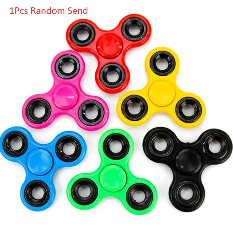 A set of five random colored puzzle pieces for a DIY Montessori busy board sensory learning toy