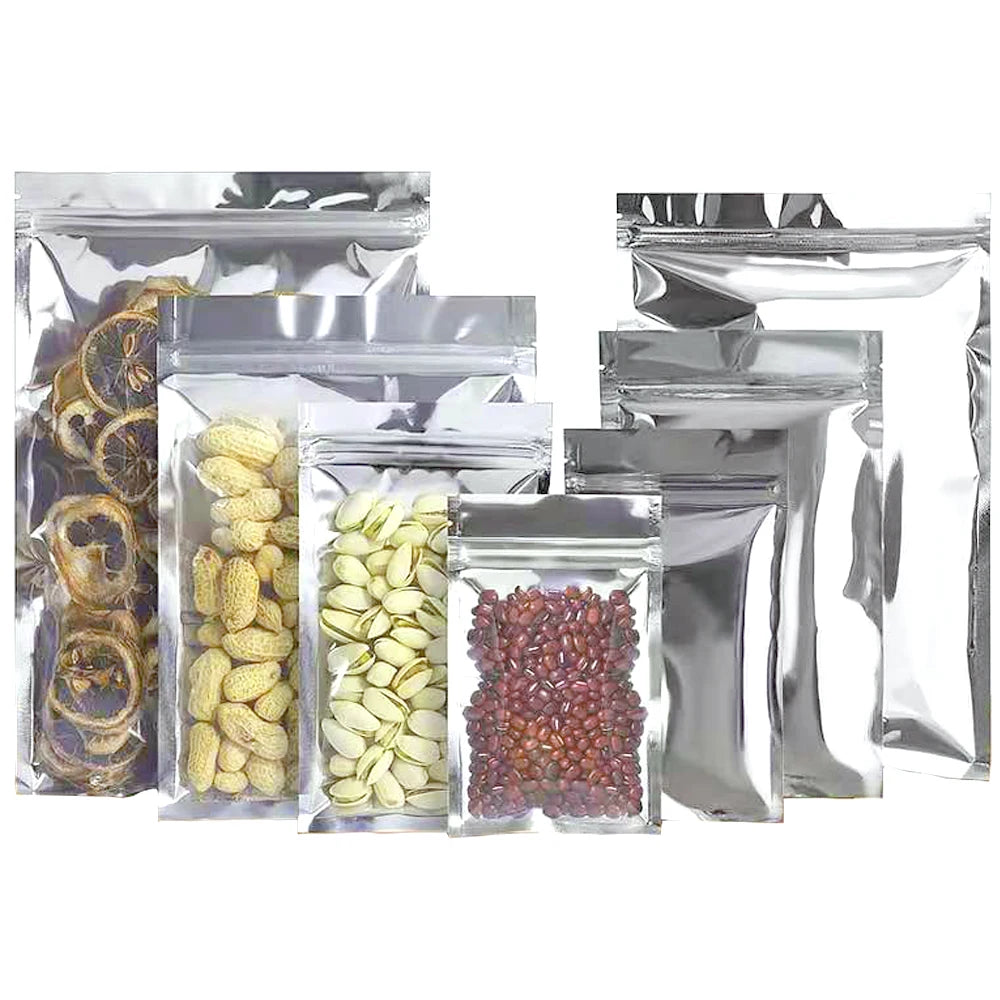 Resealable Zip Lock Storage Pouches
