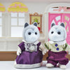 Forest Animal Family Dollhouse Set with Mini Furniture