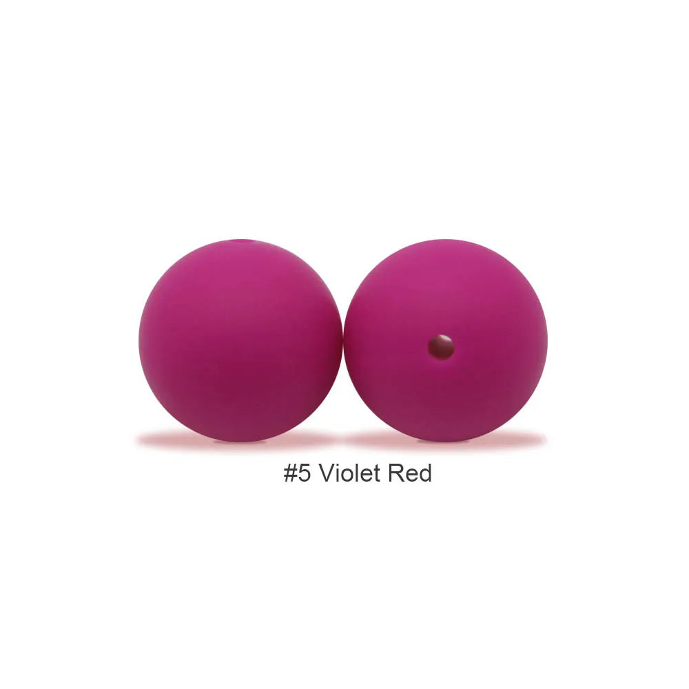 Food-Grade Silicone Teether Beads for DIY Baby Accessories