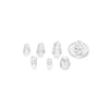 Soft Silicone Earring Backs for Stud Earrings – Clear Rubber Stoppers for Jewelry Making