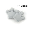 Crown Shaped Silicone Beads for DIY Jewelry & Teethers