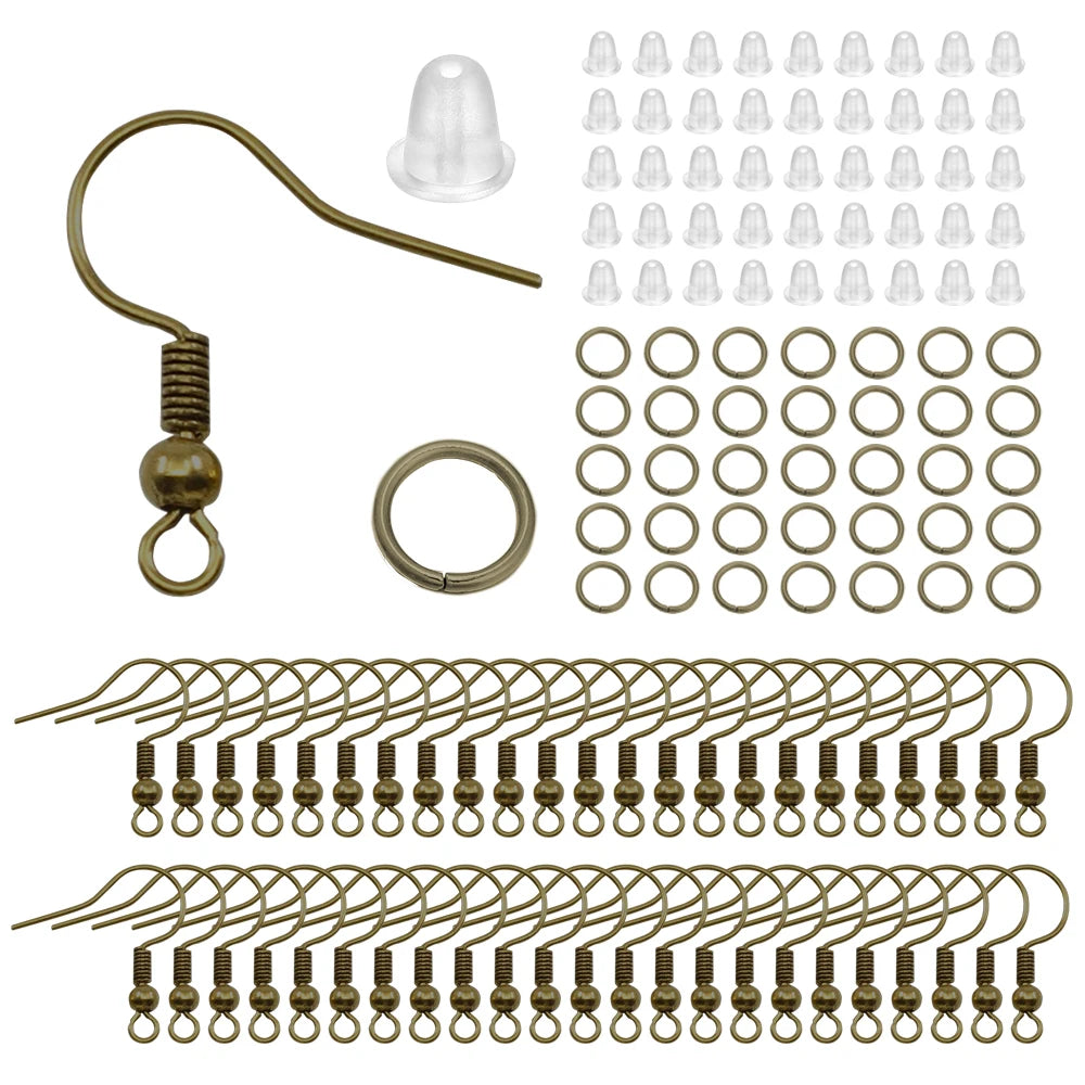 Hypoallergenic Earring Hook Kit for DIY Jewelry Making