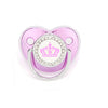 Rhinestone Crown Pacifier for Babies – Soft Silicone Soother with Elegant Sparkle