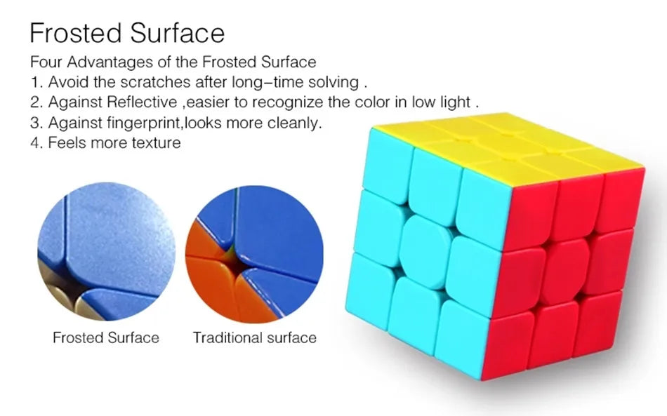 QiYi Warrior 3x3 Speed Cube – Smooth Turning Puzzle for Kids & Adults