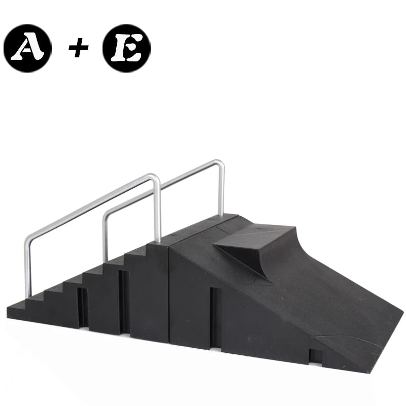 Finger Skateboard Park Playset with Ramps for Kids