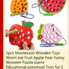 Wooden 3D Cartoon Animal Jigsaw Puzzle for Kids