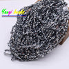 2mm Triangle Crystal Glass Beads for Jewelry Making (Approx. 130 Pieces)