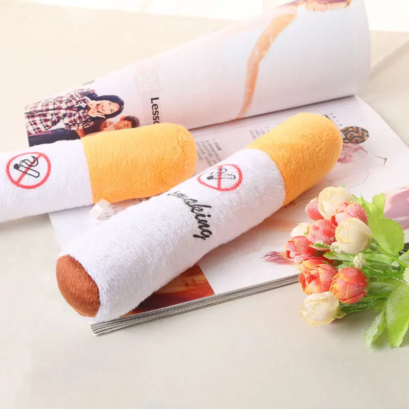 Funny Cigarette-Shaped Plush Pillow