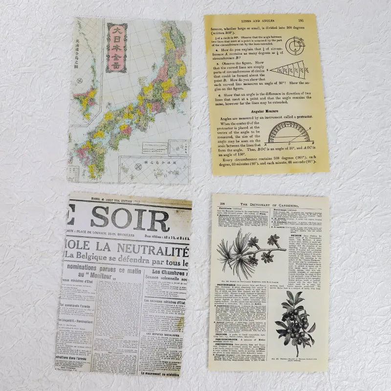 Vintage Paper Pack for Junk Journaling and Scrapbooking
