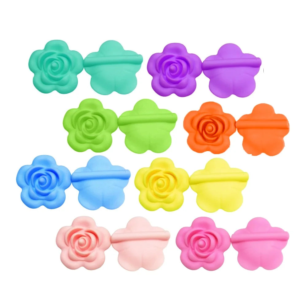 Silicone Teether Beads for DIY Baby Necklaces
