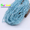 2mm Triangle Crystal Glass Beads for Jewelry Making (Approx. 130 Pieces)